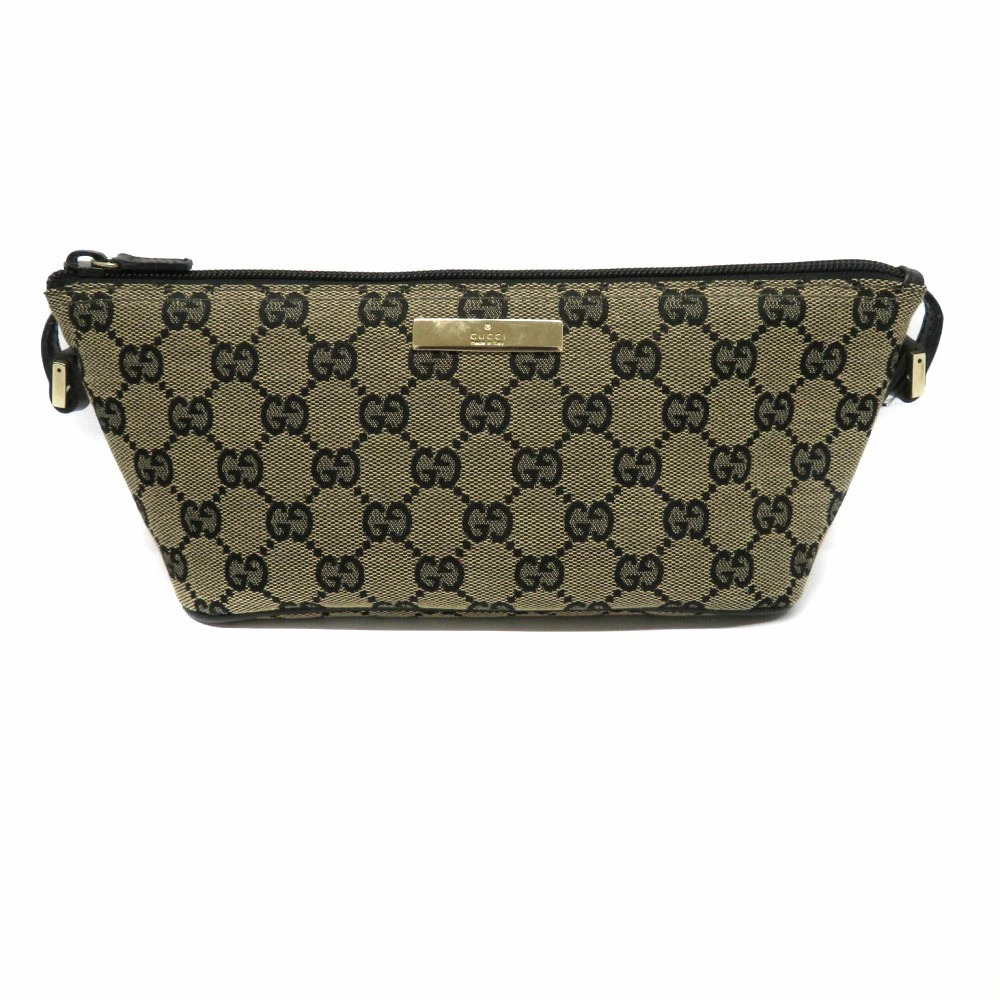 GUCCI Accessory Clutch Canvas GG Handbag